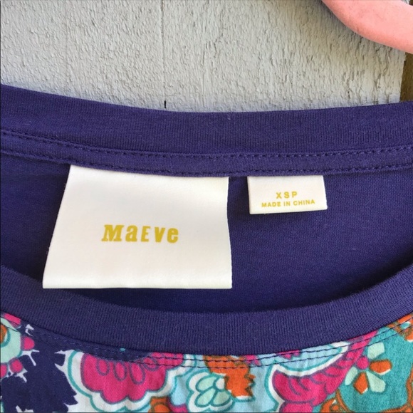 Anthropologie Maeve Paisley Print Top - Picture 2 of 4